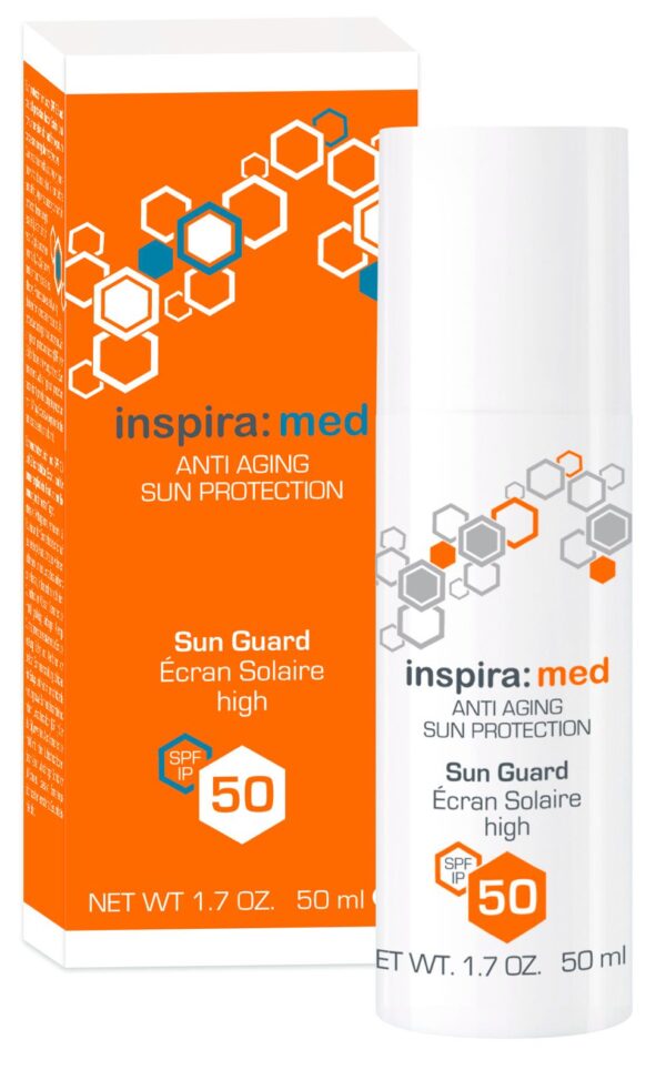 Anti-Aging Sonnenschutzcreme inspira med, SPF50